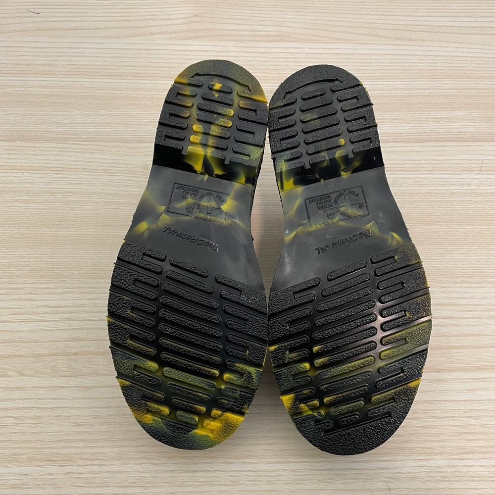 Dr. Martens 1461‎ Marbled Sole Black Leather Oxford Shoes Women's Size 5 (EU 36) - Picture 7 of 9